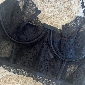 Victoria’s Secret Lace Black Corset